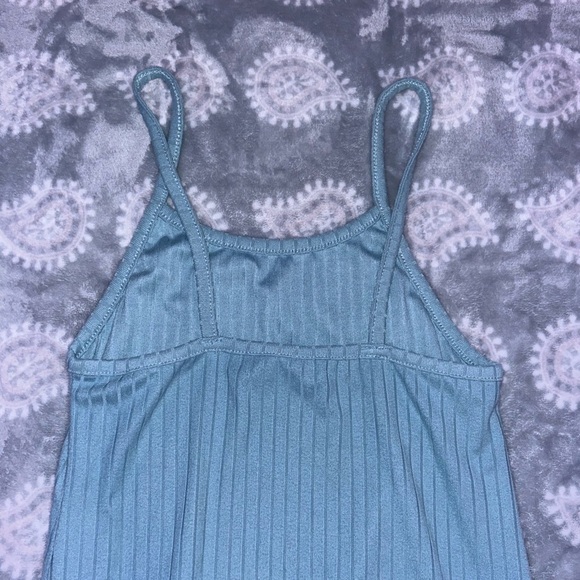 Turquoise Mini Dress - Picture 2 of 3